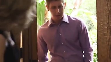 Old step mom with very tasty pretty body & guy